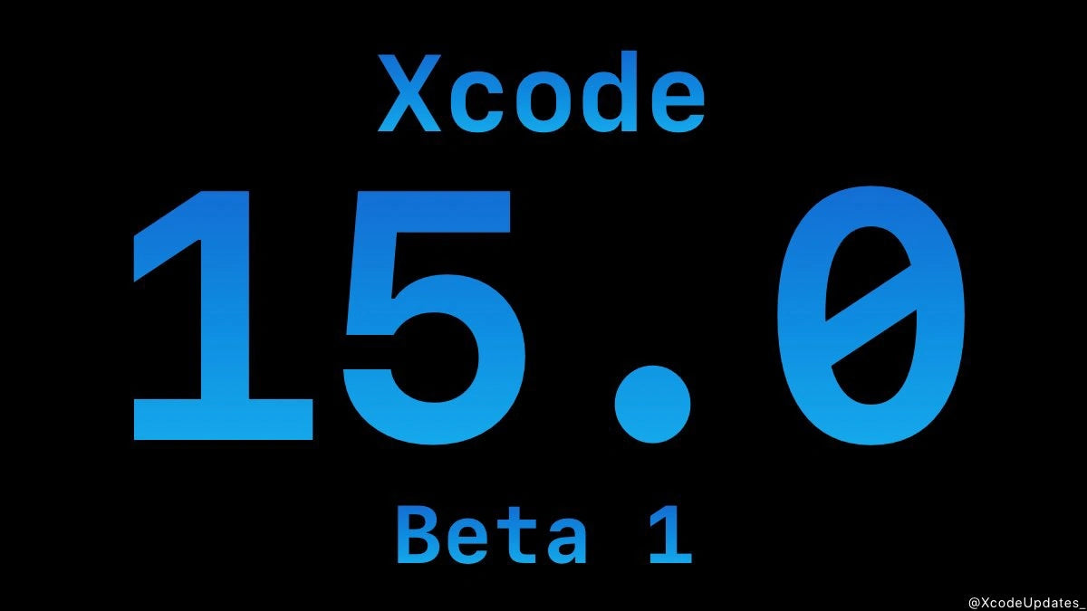 Apple Releases Xcode 15 Beta 1 Update Halving Volume And Doubling Eff Apple releases xcode 15 beta 1 update halving volume and doubling eff